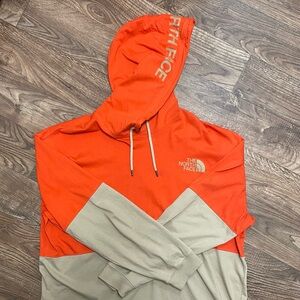 The North Face hoodie size xl.